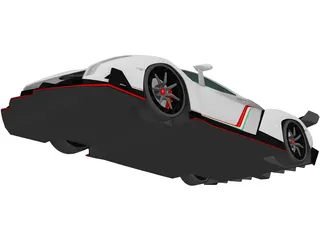 Lamborghini Veneno LP750-4 (2013) 3D Model