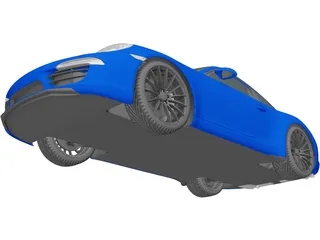 Porsche 911 Carrera (2017) 3D Model