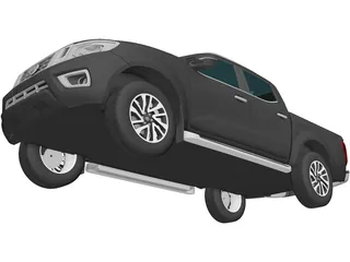Nissan Navara Double Cab (2015) 3D Model