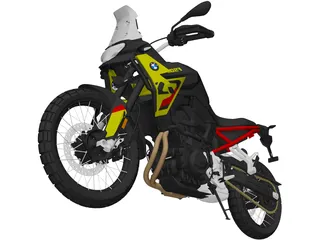 BMW F900GS (2024) 3D Model
