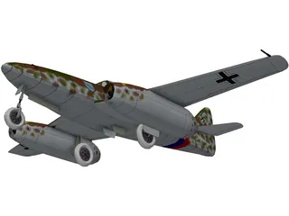 Messerschmidt Me-262-A1 3D Model