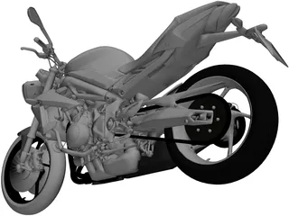 Triumph Street Triple R (2014) 3D Model