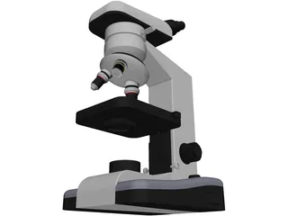 Microscope 3D Model