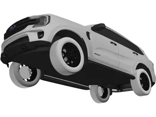 Ford Everest Sport (2023) 3D Model