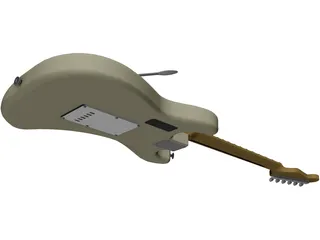 Fender YJM Nylon Stratocaster (1996) 3D Model