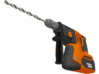 Black and Decker Hand Drill 3D Model