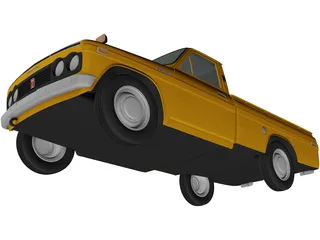 Toyota Hilux (1968) 3D Model