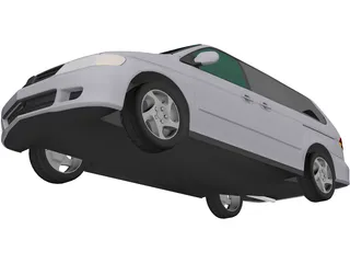Honda Odyssey (2001) 3D Model
