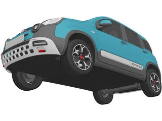 Fiat Panda Cross (2021) 3D Model