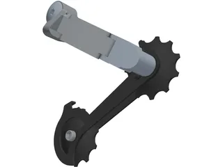 Bike Rear Derallieur 3D Model