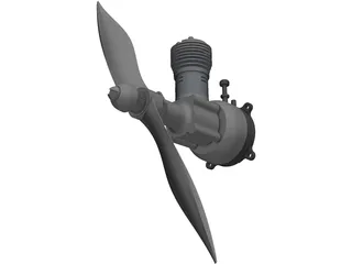 RC Cox 0.48 3D Model