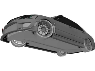 Mitsubishi Lancer Evo IX C-West Style 3D Model