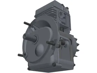 Briggs&Stratton Lawn Mower Engine 3D Model
