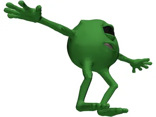 Monster inc Mike 3D Model