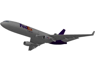 McDonnell Douglas/Boeing MD-11F FedEx 3D Model