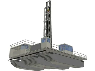 Drill and Mud Units 3D Model