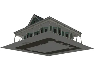Antique House 3D Model