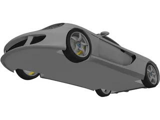 Porsche Carrera GT (2003) 3D Model