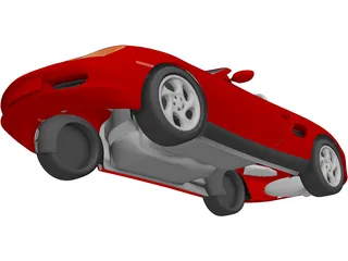 Porsche Boxster (1997) 3D Model