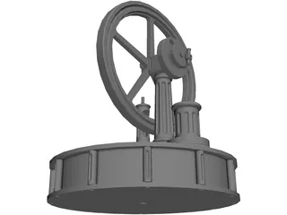 Miser Stirling Engine 3D Model