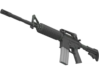 M4A1 Rifle 3D Model