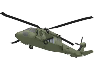 Sikorsky UH-60 Black Hawk 3D Model