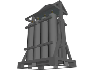Acetylene 8x41L 3D Model