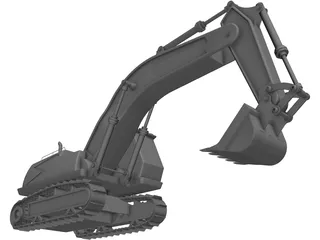 Excavator 3D Model
