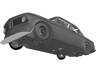 BMW 2002 Turbo (1973) 3D Model