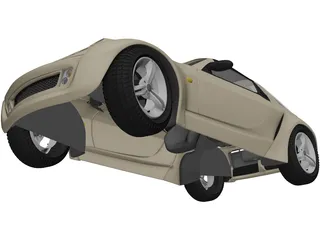 SMART Roadster 3D Model