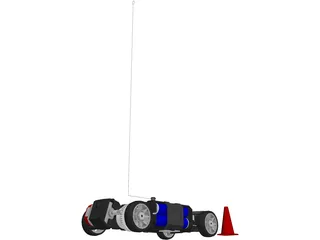 Kyosho Mini-Z MR01 (Micro RC Car) 3D Model