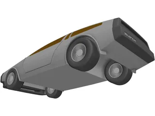 DMC DeLorean (1980) 3D Model