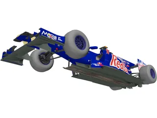 ToroRosso STR5 F1 (2010) 3D Model