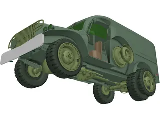 WC54 Allied Ambulance 3D Model