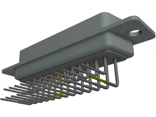 Plug D-25 3D Model