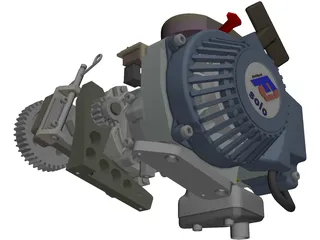 Modellsport Solo Engine 3D Model