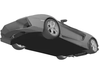 Lamborghini Aventador LP700-4 (2012) 3D Model