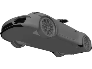 Porsche 911 Carrera S Cabriolet (2012) 3D Model