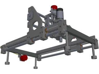 CNC Router Machine 3D Model