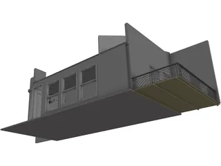 Beach House 3D Model