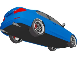 BMW 335i Coupe [F30] (2012) 3D Model