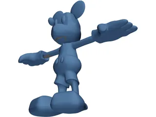 Mickey Mouse 3D Model