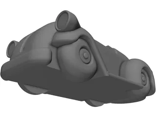 Cartoon Car 3D Model
