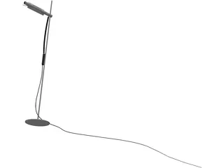 Halogen Floor Lamp 3D Model