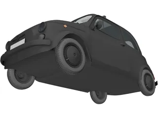 Fiat 500L 3D Model