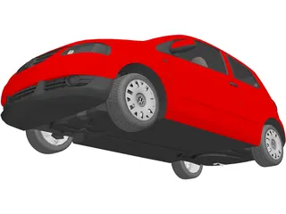 Volkswagen Fox 3-Door (2003) 3D Model