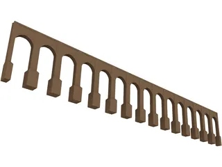 Aquaduct Bridge 3D Model