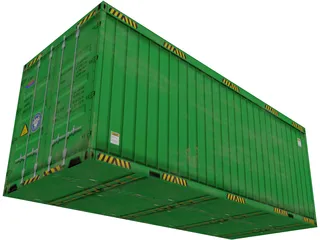 Container 20ft 3D Model