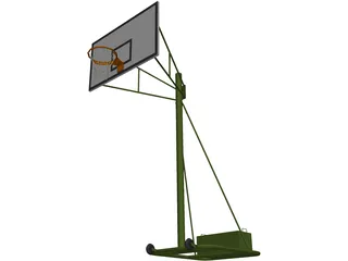 Basketball Rack 3D Model