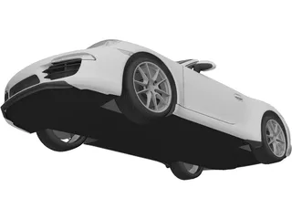 Porsche 911 Carrera Cabriolet (2012) 3D Model